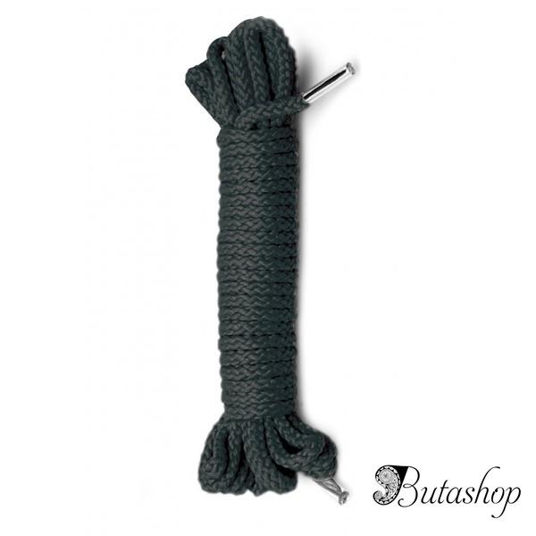 Черная веревка для связывания Bondage Rope - butashop.com