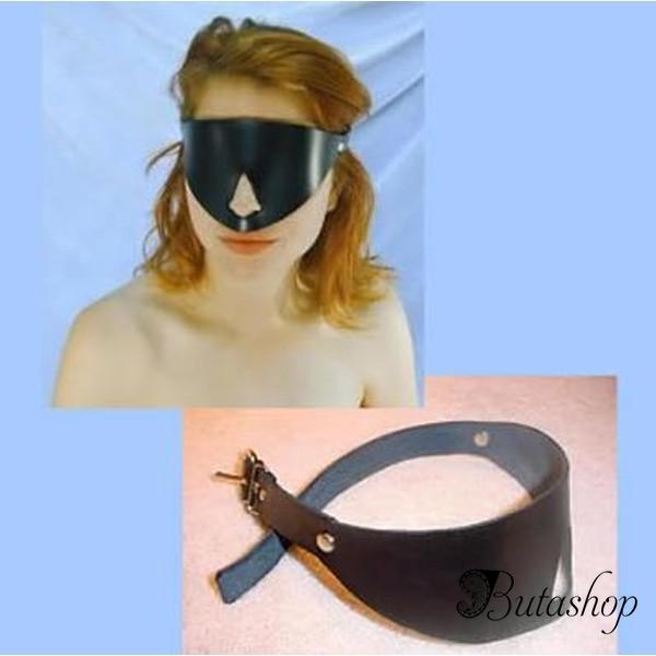 Кожаная маска для глаз - butashop.com