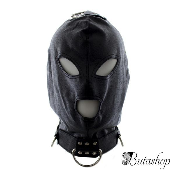 Маска-шлем со шнуровкой и кольцом для подвешивания - butashop.com