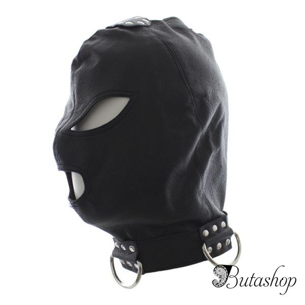 Маска-шлем со шнуровкой и кольцом для подвешивания - butashop.com