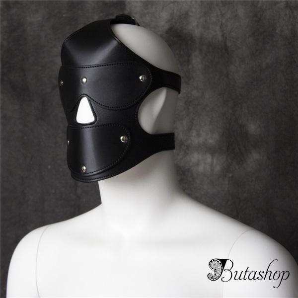 Черная маска бдсм - butashop.com