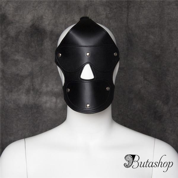 Черная маска бдсм - butashop.com