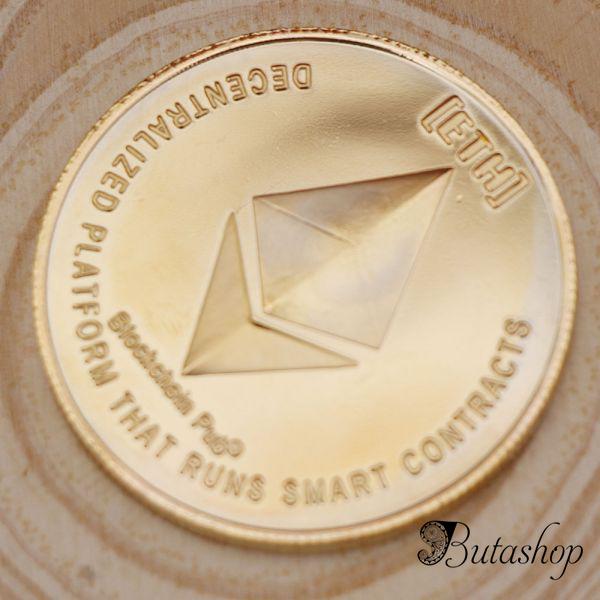 РАСПРОДАЖА! Сувенирная монета coin Ethereum - butashop.com