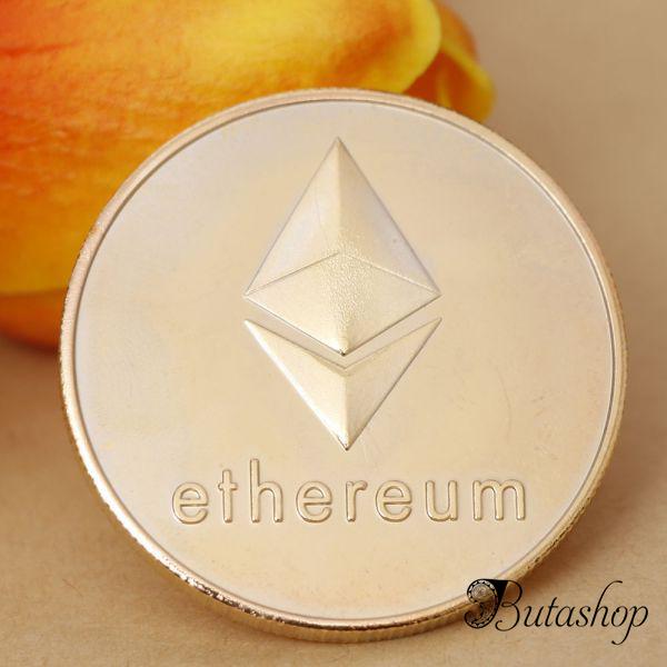 РАСПРОДАЖА! Сувенирная монета coin Ethereum - butashop.com