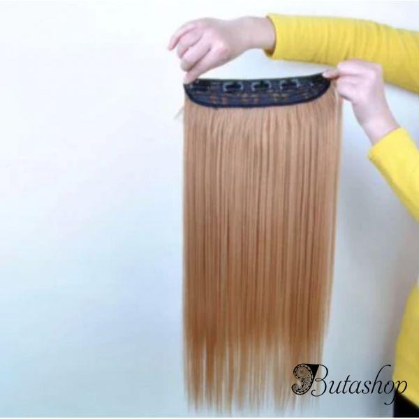 РАСПРОДАЖА! Волосы на заколках лен 27 - butashop.com