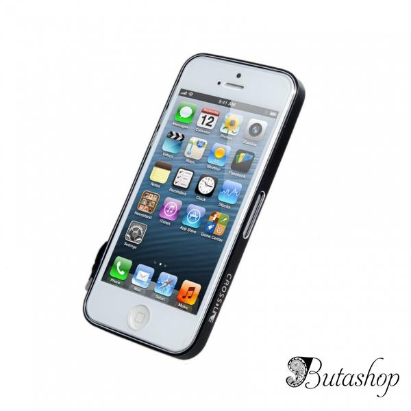 РАСПРОДАЖА! Ultra-Thin Protective Frame & Earbud Touch Pen & Tool Set for iPhone 5 (Black) - www.butashop.com