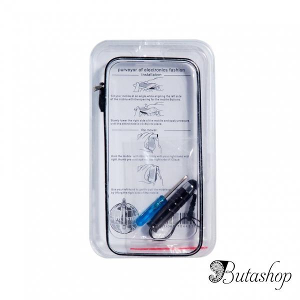 РАСПРОДАЖА! Ultra-Thin Protective Frame & Earbud Touch Pen & Tool Set for iPhone 5 (Black) - www.butashop.com