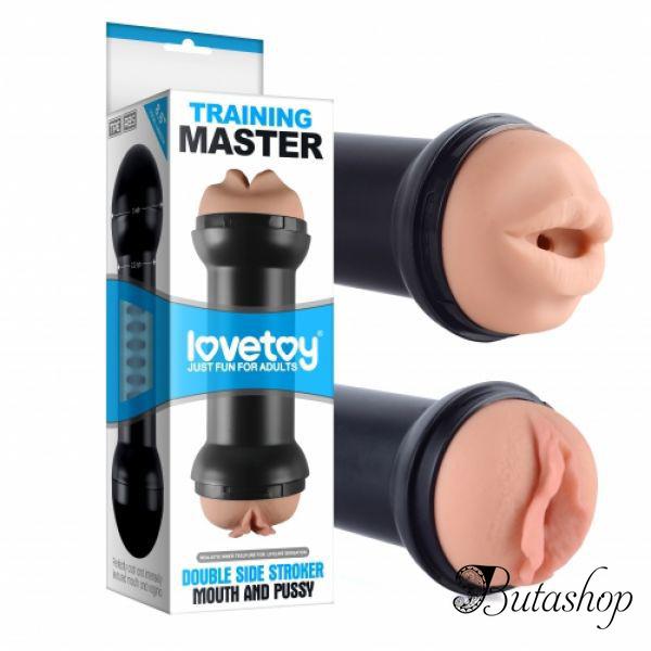 Traning Master Double Side Stroker-Mouth and Pussy - butashop.com