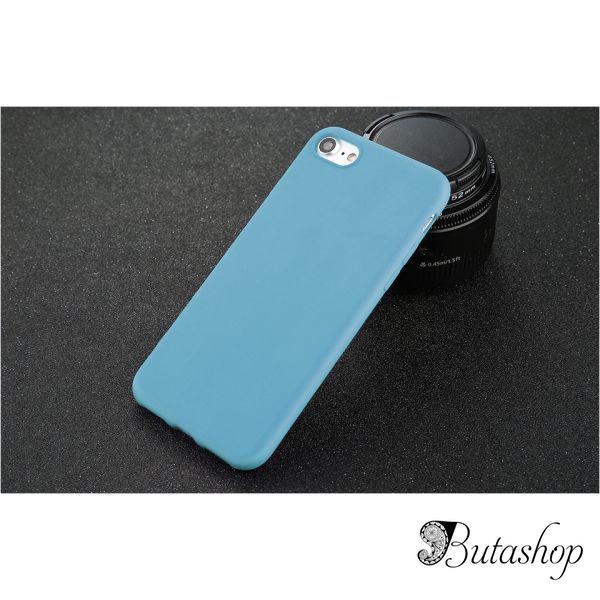 РАСПРОДАЖА! Чехол для  Iphone 7| Iphone 8 | голубой - butashop.com
