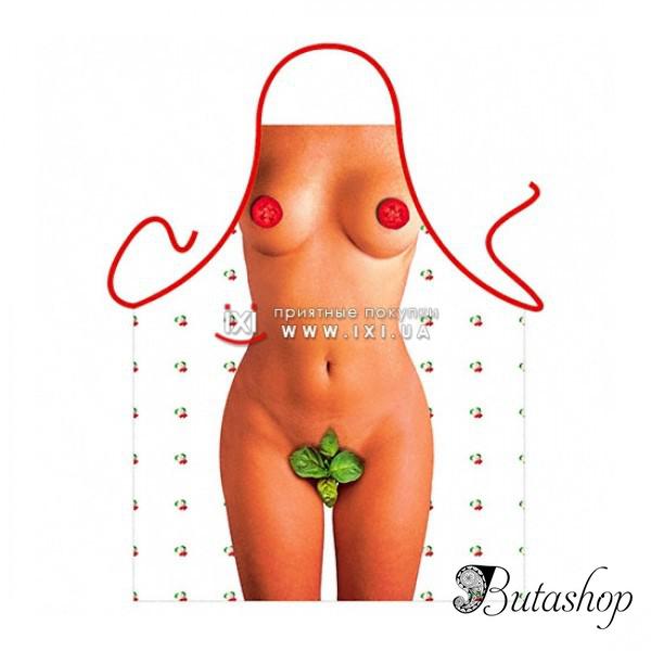 РАСПРОДАЖА! Эротический фартук - Салатный интим / Tomato and basil woman - butashop.com