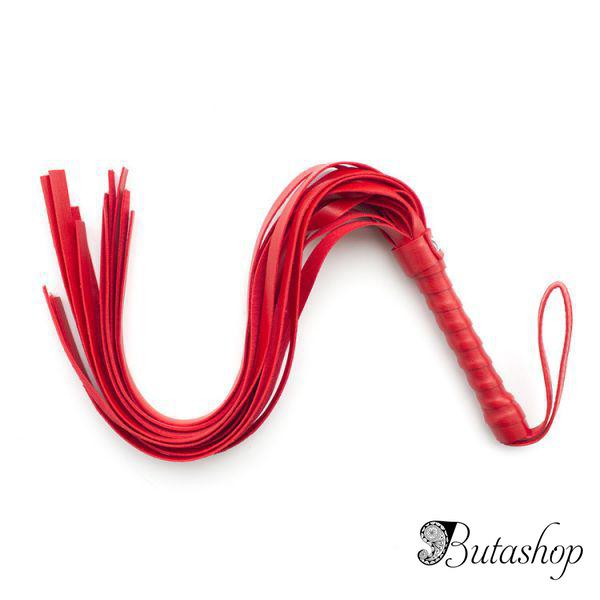 Красная плеть для любителей BDSM-игр - butashop.com