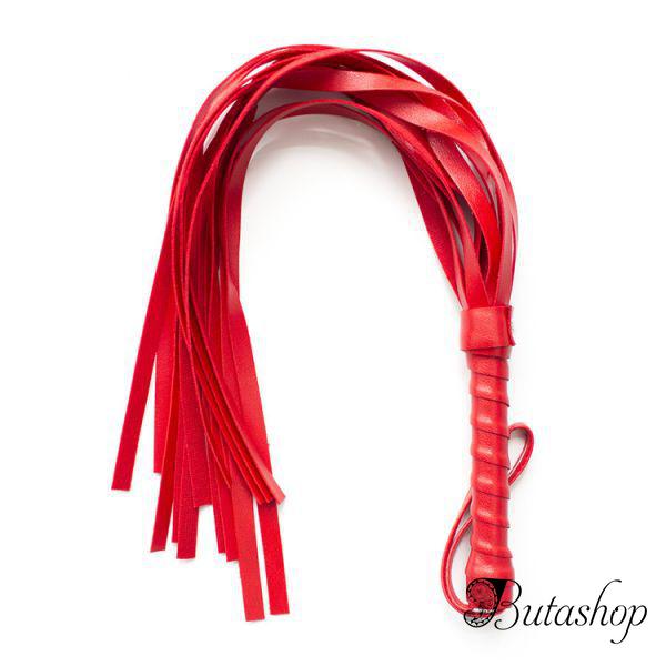 Красная плеть для любителей BDSM-игр - butashop.com