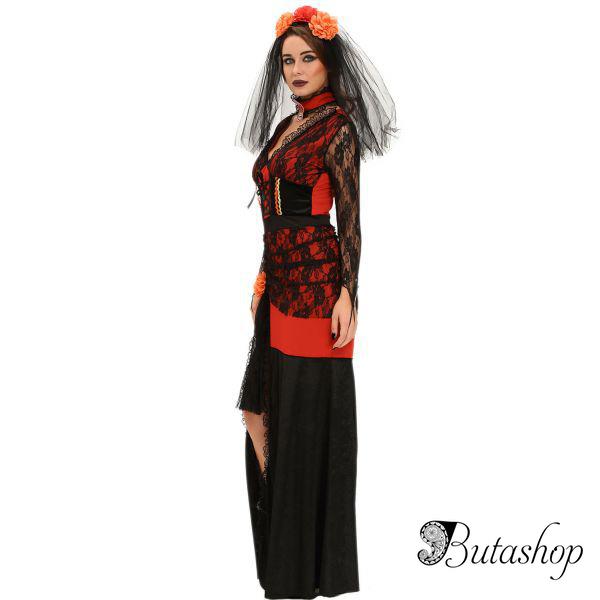 Королева мертвых косплей костюм Halloween Party Cosplay Costume - butashop.com
