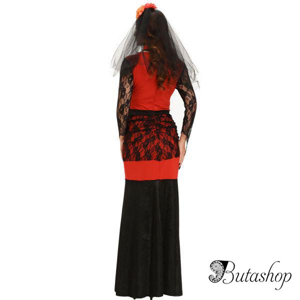 Королева мертвых косплей костюм Halloween Party Cosplay Costume - butashop.com