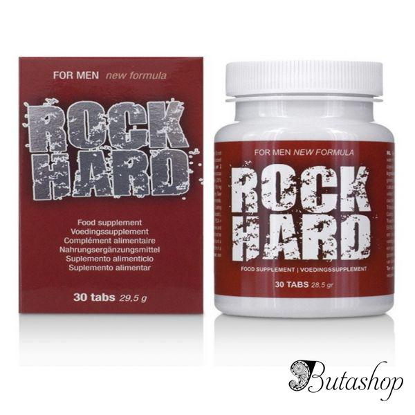 Препарат стимулирующий мужскую силу Rock Hard (30 tabs) WEST - butashop.com
