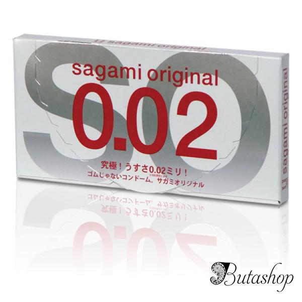 Полиуретановые презервативы Sagami Original 0.02мм, 1 шт - butashop.com