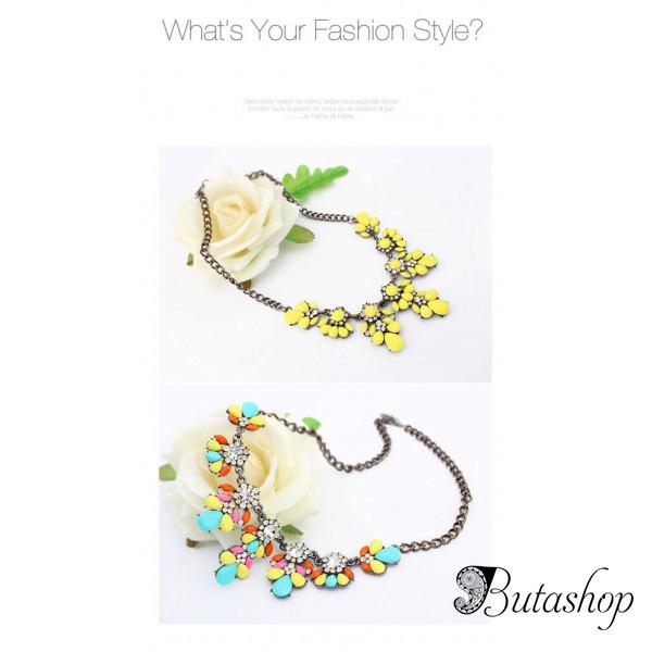 РАСПРОДАЖА! Попуряное ожерелье с цветами - butashop.com