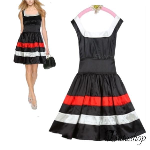 РАСПРОДАЖА! Черное маленькое плиссированное платье - butashop.com