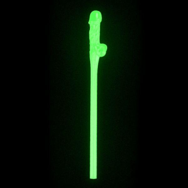 Glow in the Dark Willy Straws – Pack of 9 - butashop.com