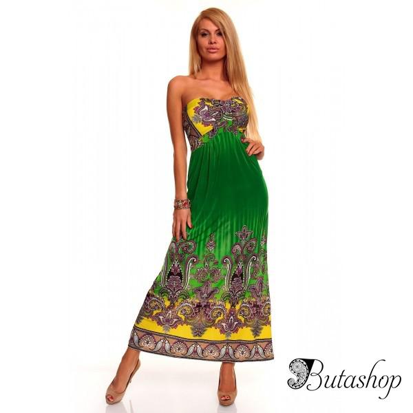 РАСПРОДАЖА! Зеленое летнее платье - www.butashop.com