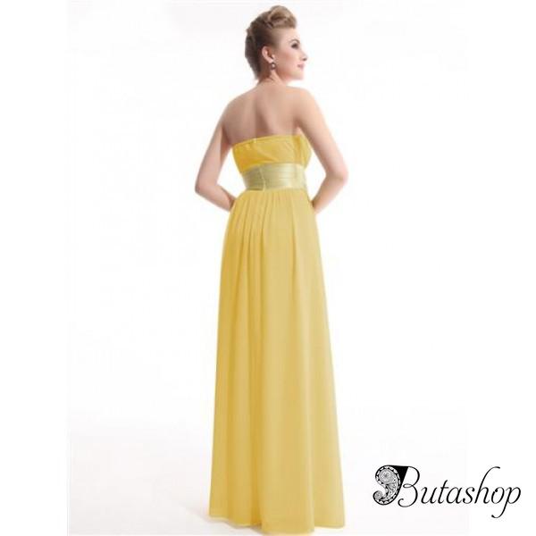 РАСПРОДАЖА! Очаровательное платье без бретель с бантом - butashop.com