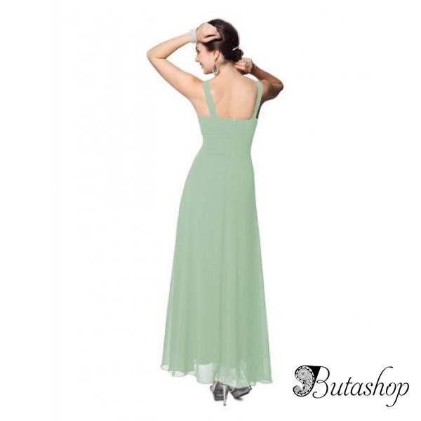РАСПРОДАЖА! Сексапильное бирюзовое вечернее платье - butashop.com