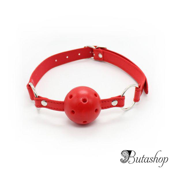 Красный кляп для рта - butashop.com