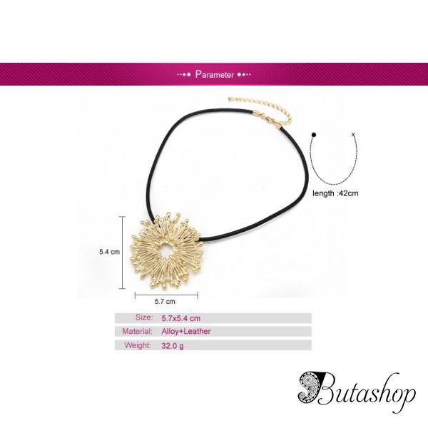 РАСПРОДАЖА! Эксклюзивное ожерелье с цветком - butashop.com
