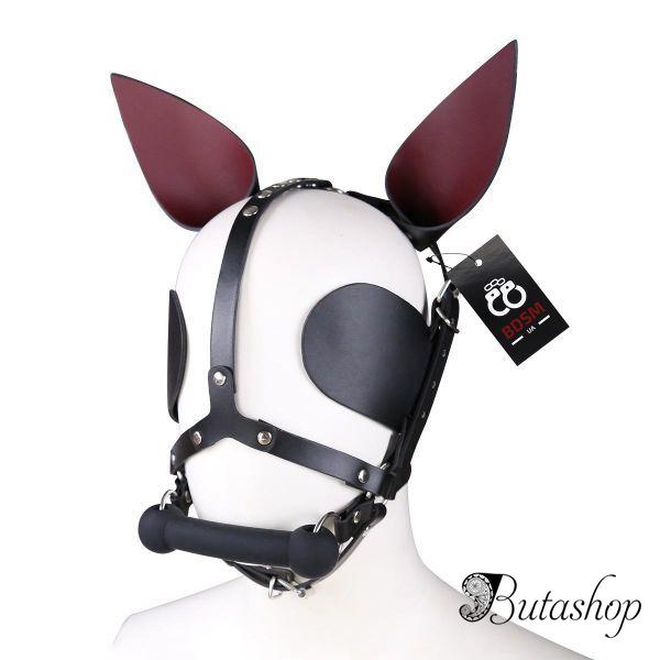 Фетиш маска кролика, кожаная маска PlayBoy - butashop.com