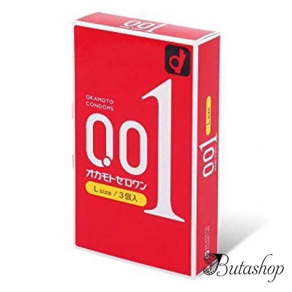 Презервативы ультратонкие Okamoto Zero One L 0.01 - butashop.com