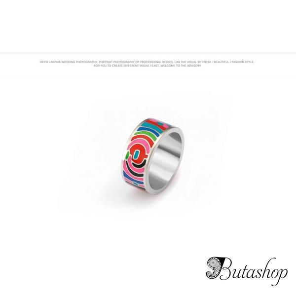 РАСПРОДАЖА! Кольцо из стали - Иллюзия - butashop.com
