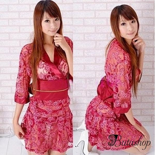 РАСПРОДАЖА! Розовое полупрозрачное кимоно - butashop.com