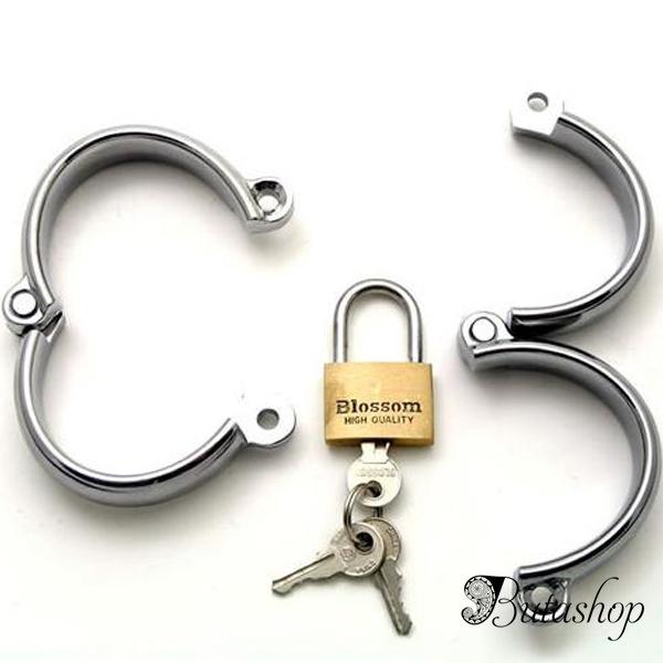 Женские стальные наручники - butashop.com
