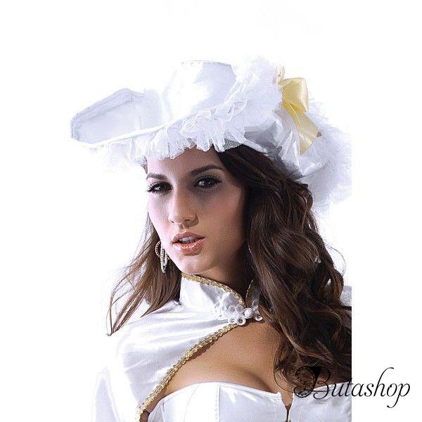 Белая шляпа с плащом - butashop.com