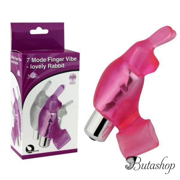 Виброкольцо фиолетовое 7 Model Finger Vibe-lovely Rabbit - butashop.com