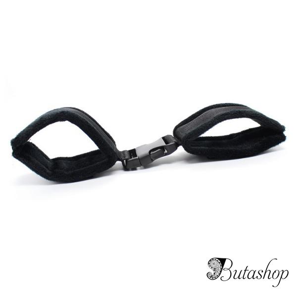 Черные наручники - butashop.com