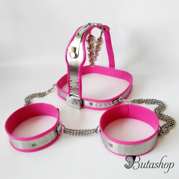 Розовый пояс верности для женщин - butashop.com