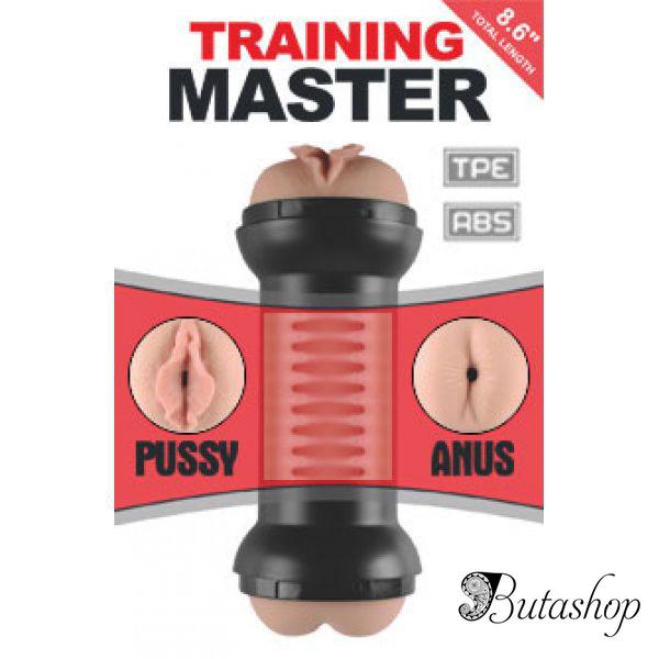 Traning Master Double Side Stroker-Pussy and Anus - butashop.com