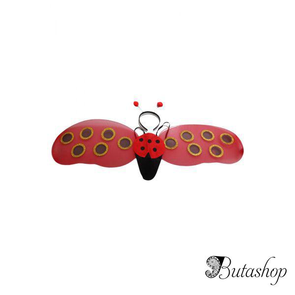 Ladybug Headband & Wings Costume Accessory - butashop.com