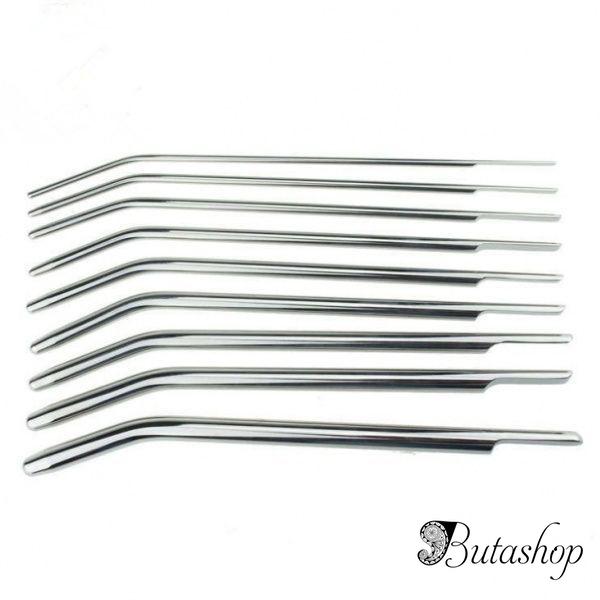 Катетеры для уретры нержавеющая сталь 9 шт (4 мм-12 мм) - butashop.com