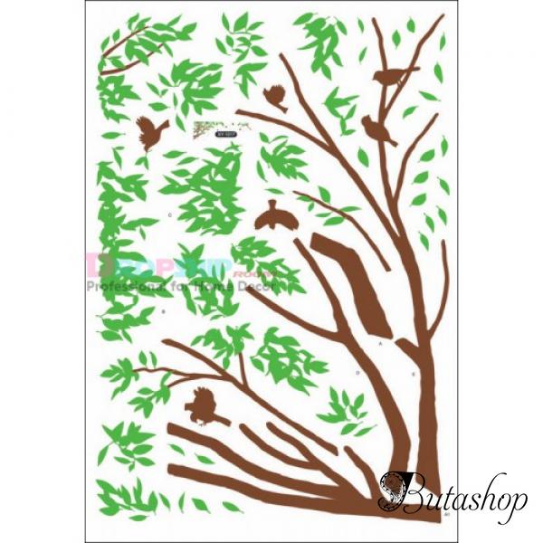 РАСПРОДАЖА! Виниловая наклейка - Дерево с листьями - butashop.com