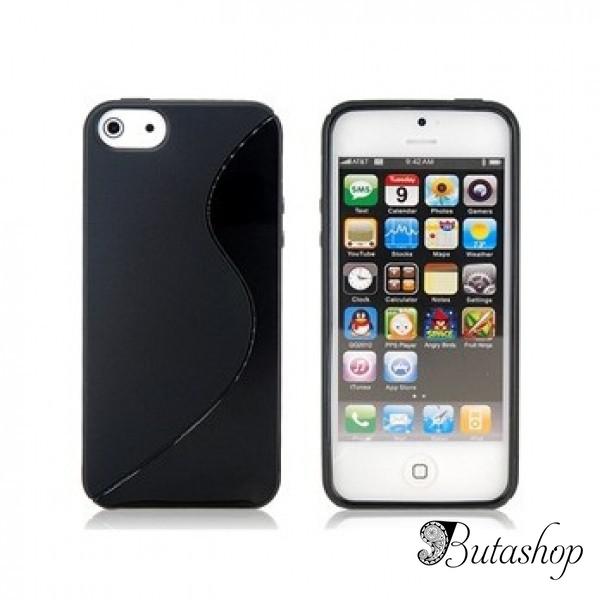 РАСПРОДАЖА! Чехол для iPhone 5 (черный) - butashop.com