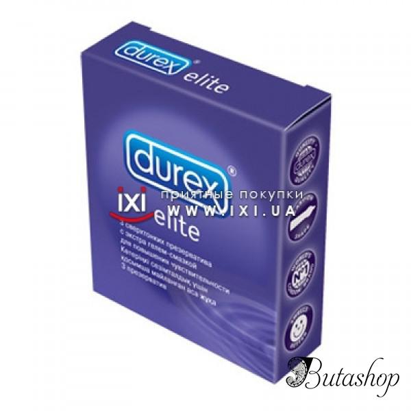 Презервативы Durex Elite, 3 шт - butashop.com