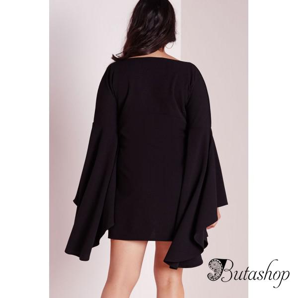 Черное платье большого размера - butashop.com