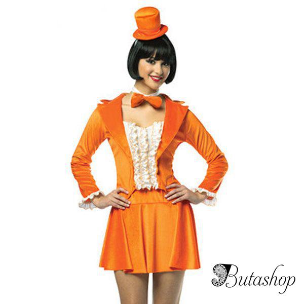 Оранжевый маскарадный костюм из фильма Тупой еще тупее - butashop.com