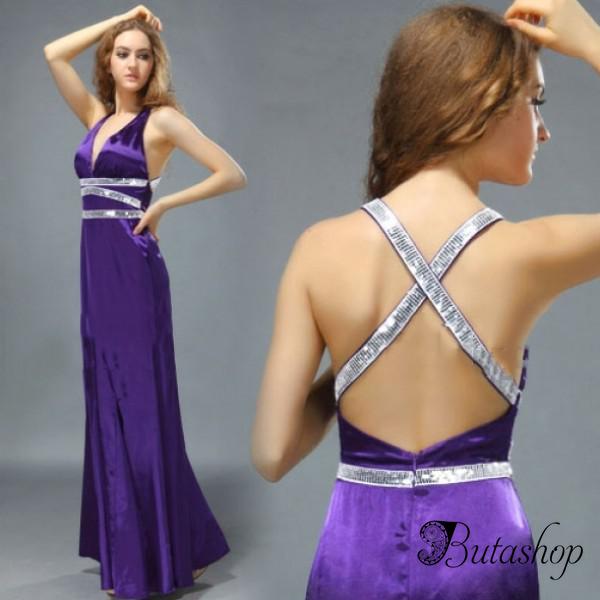 РАСПРОДАЖА! Облегающее платье с мерцающим поясом - butashop.com