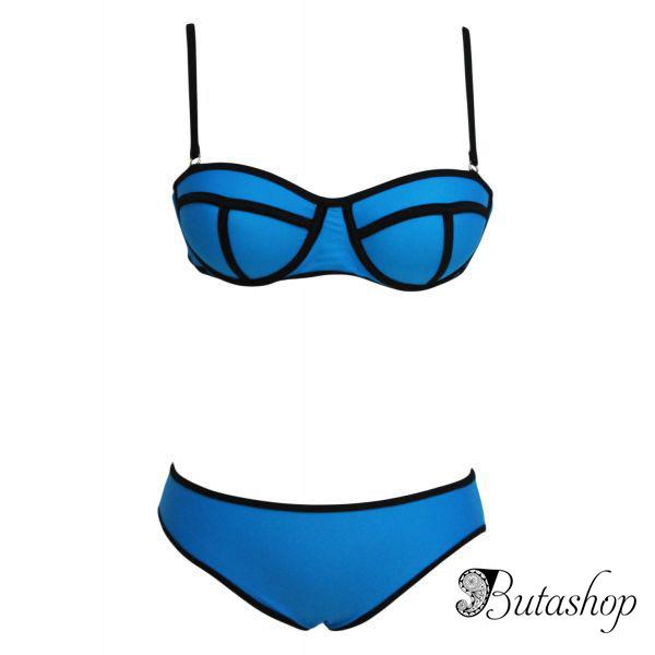 Яркий синий купальник - butashop.com