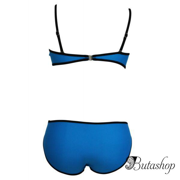 Яркий синий купальник - butashop.com