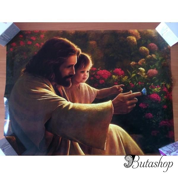 РАСПРОДАЖА! Постер Иисус - butashop.com